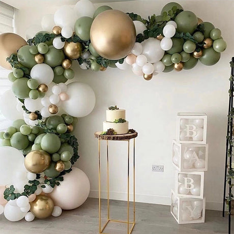 Best Online Shop in Australia - Vintage Olive Green Balloon Set - Emete store