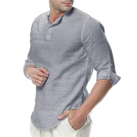 Best Online Shop in Australia - Men's Casual Breathable Solid Shirt - Emete store