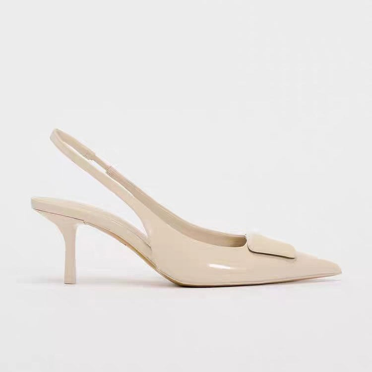 Best Online Shop in Australia - Pointed Toe Stiletto Chain Sandals - Emete store