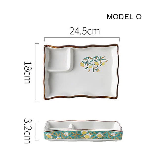Best Online Shop in Australia - Dumpling & sushi ceramic plate - Emete store