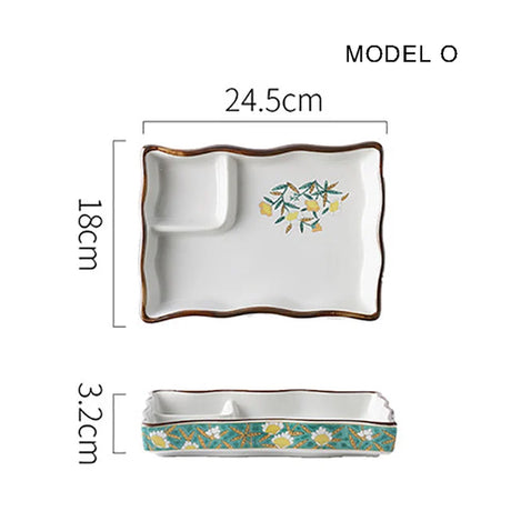 Best Online Shop in Australia - Dumpling & sushi ceramic plate - Emete store