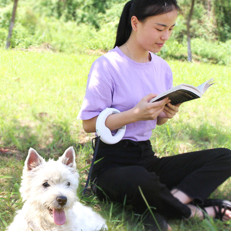 New LED Light Dog Rope Pet Automatic Retractable Leash Ring Luminous Dog Walking Rope Pet Supplies - Emete store