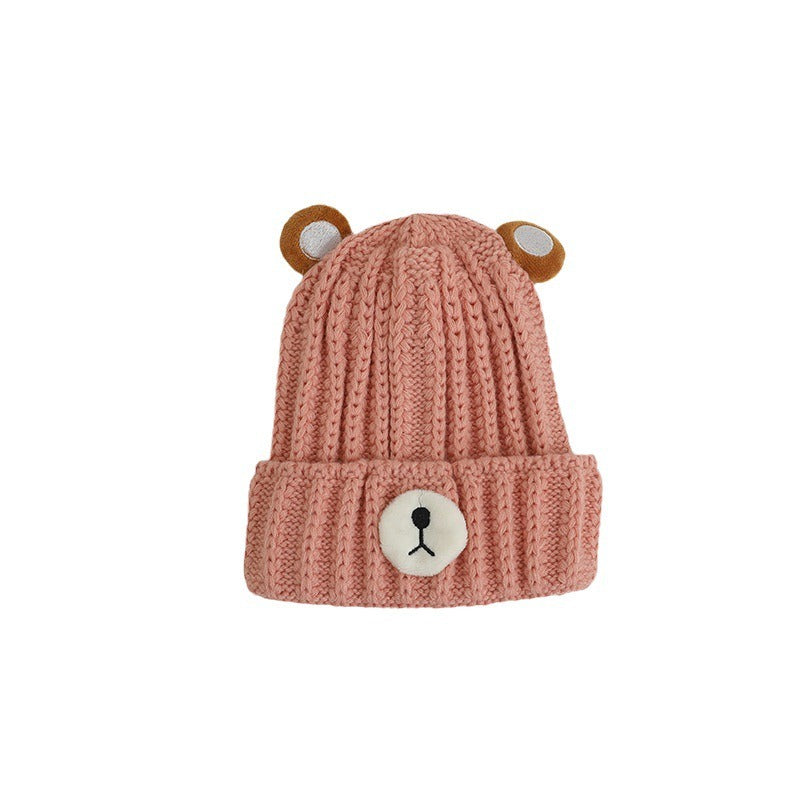 Best Online Shop in Australia - Cute Bear Baby Woolen Hat – Trendy - Emete store