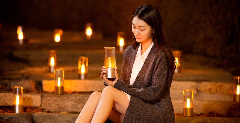Original Xiaomi Mijia Yeelight Candela Led Night ight The Smart Mood Candle Light - Emete store