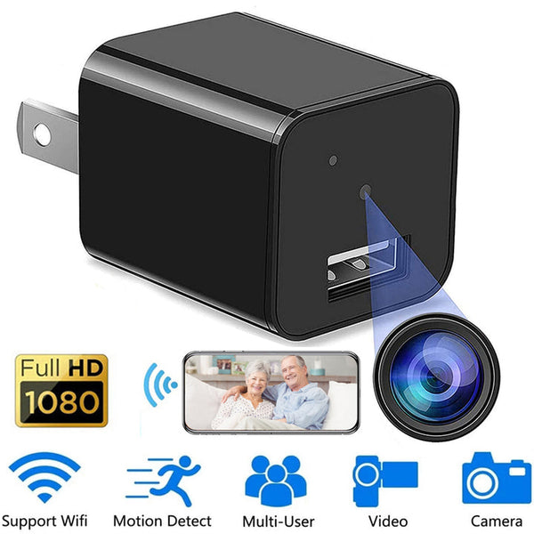 Wireless WiFi Camera with Remote View|USB CHARGER Security Camera