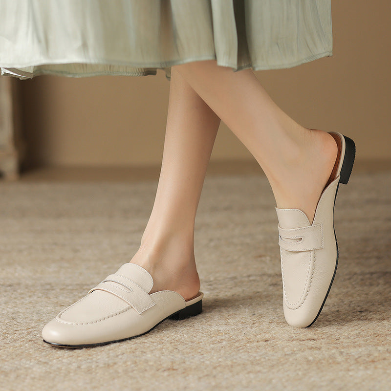 Best Online Shop in Australia - Baotou Genuine Leather Slippers - Emete store