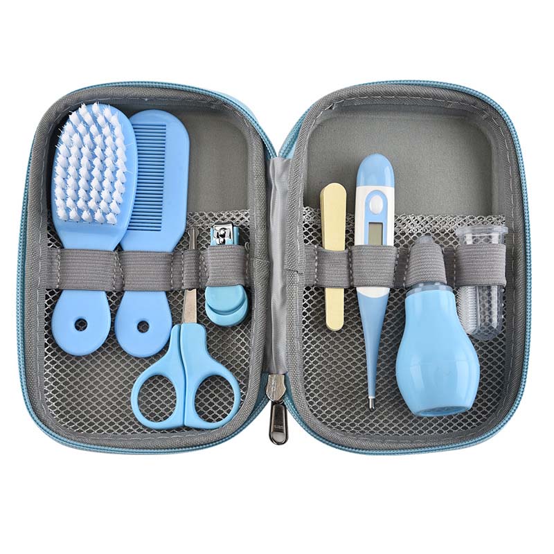 8pcs/set Baby Nail Scissors Clipper Portable Infant Child Healthcare Tools Sets