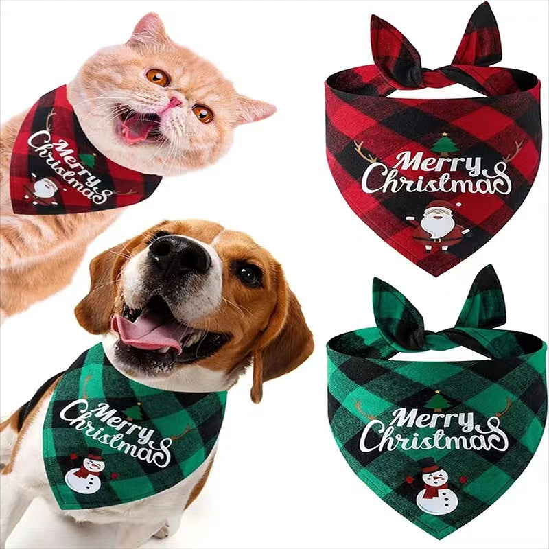 Best Online Shop in Australia - Christmas Pet Triangular Towel Set - Emete store