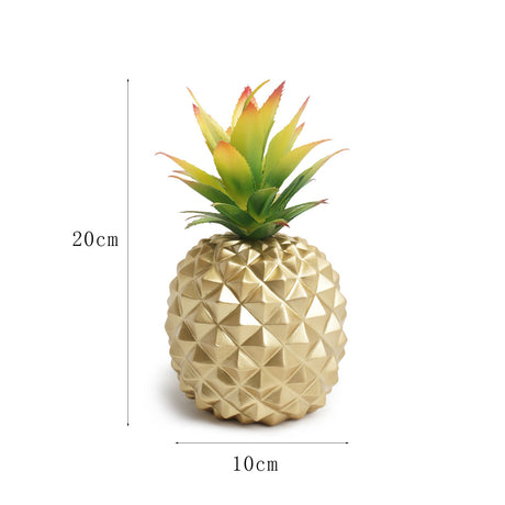 Best Online Shop in Australia - Gold pineapple & green plant decor - Emete store