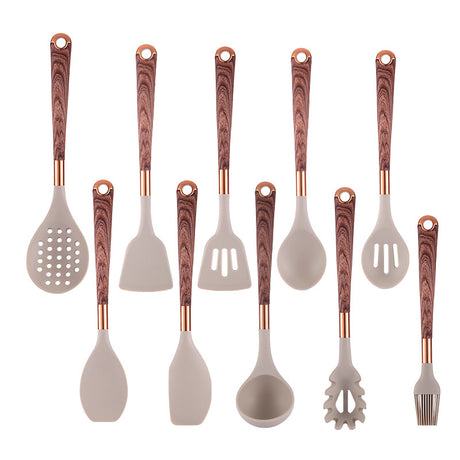 Best Online Shop in Australia - 10-Pc Wooden Handle Silicone Set - Emete store