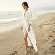 Best Online Shop in Australia - White V-Neck Beach Cover-Up - Emete store