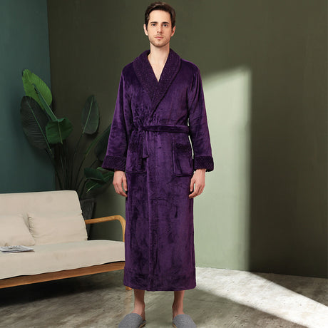 Best Online Shop in Australia - Couple Fleece Winter Bathrobe - Emete store