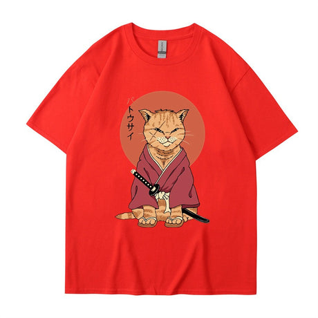 Best Online Shop in Australia - Cute ninja cat T-Shirt, summer style - Emete store