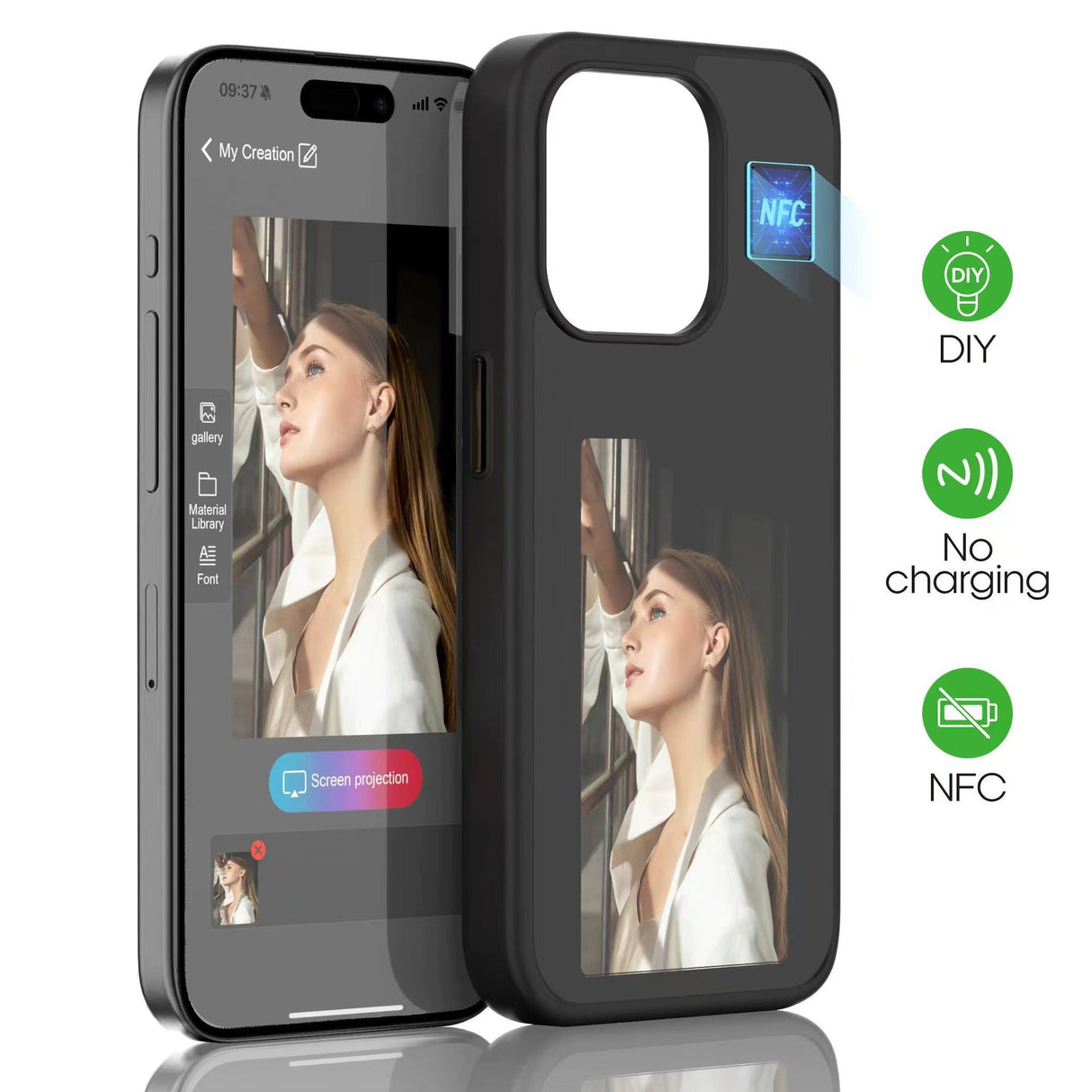 Best Online Shop in Australia - Anime NFC E-ink iPhone Case - Emete store
