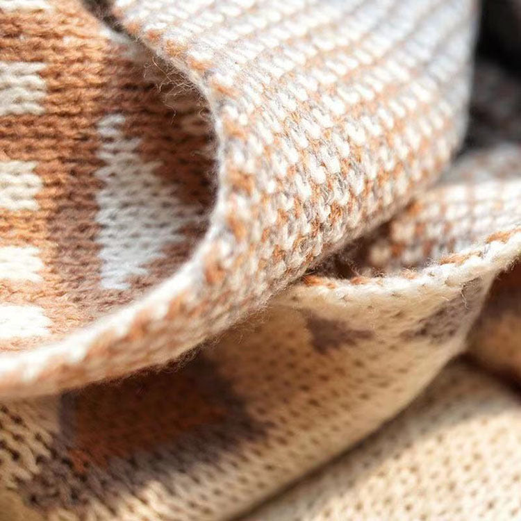 Best Online Shop in Australia - Bohemian Cozy Wool Knit Blanket - Emete store