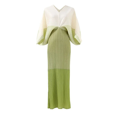 Best Online Shop in Australia - Patchwork Pleated Dress For Women - Emete store