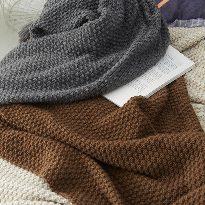 Best Online Shop in Australia - Cozy Tassel Wool Knitted Blanket - Emete store