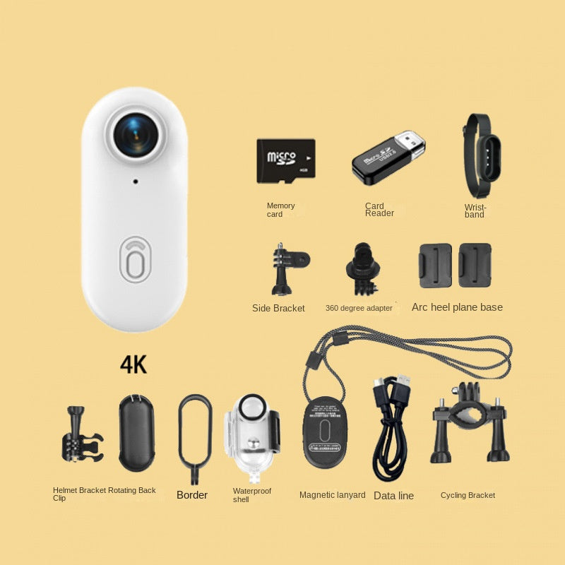 Thumb Bike Camera Magnetic Back Clip Sports Camera Thumb Recorder Pet - Emete store