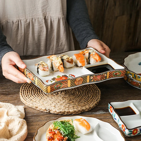 Best Online Shop in Australia - Dumpling & sushi ceramic plate - Emete store