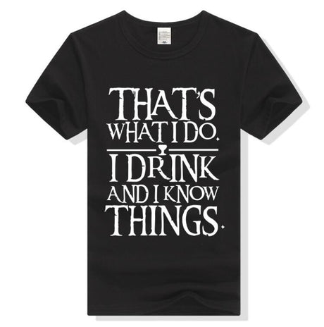 Best Online Shop in Australia - Game of Thrones Tee - I Drink & Know - Emete store