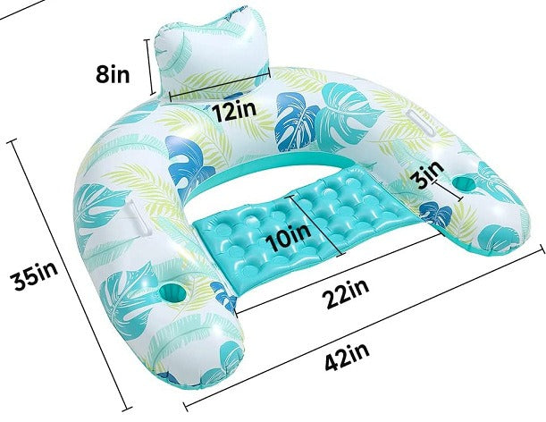 Best Online Shop in Australia - Inflatable U-Shaped Floating Bed - Emete store