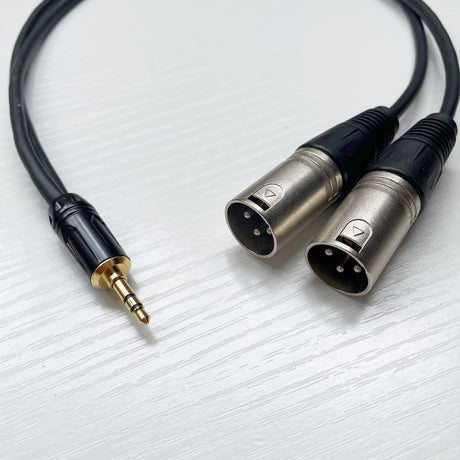 Best Online Shop in Australia - 3.5mm to Dual XLR Audio Cable - Emete store