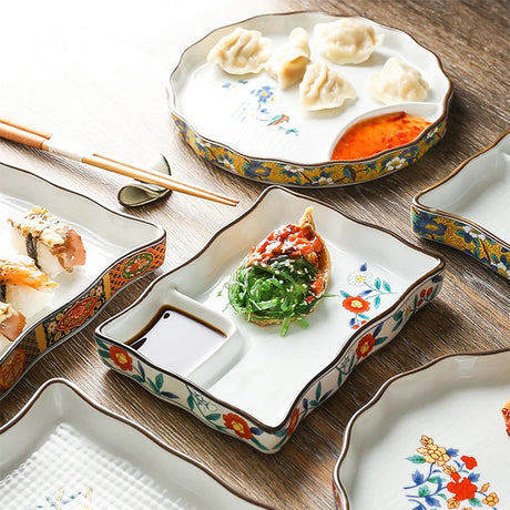 Best Online Shop in Australia - Dumpling & sushi ceramic plate - Emete store