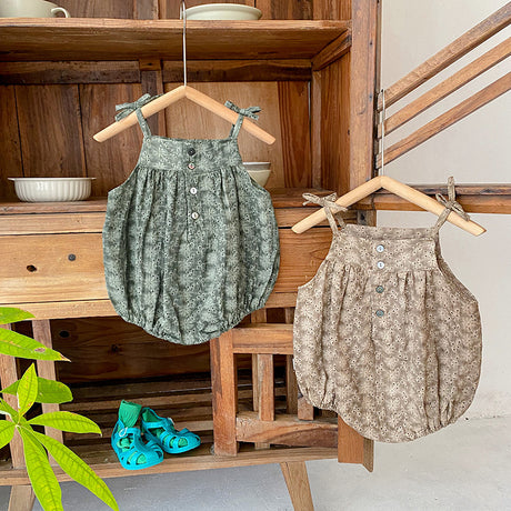 Best Online Shop in Australia - Baby Girl Summer Sling Romper - Emete store