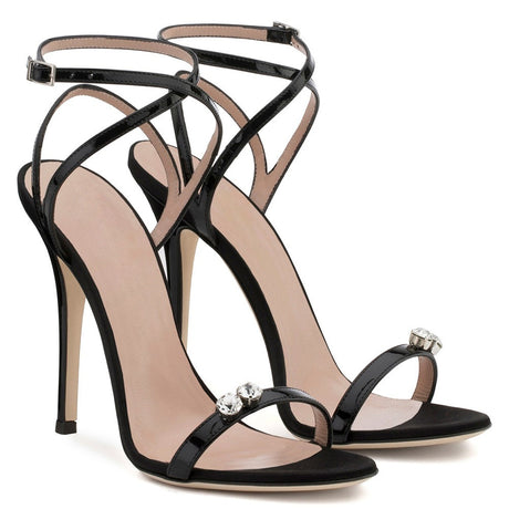 Best Online Shop in Australia - Strappy Rhinestone High Heels - Emete store