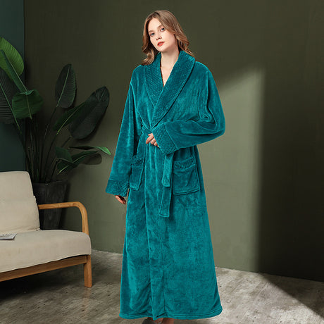 Best Online Shop in Australia - Couple Fleece Winter Bathrobe - Emete store