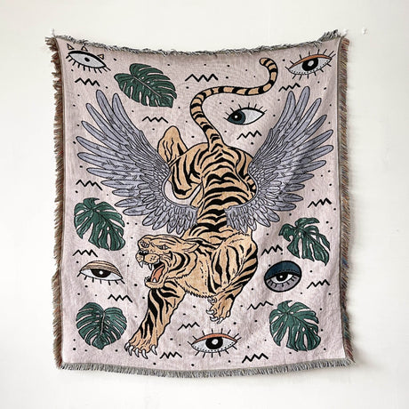 Best Online Shop in Australia - Evil Eye Beach Towel Blanket - Emete store