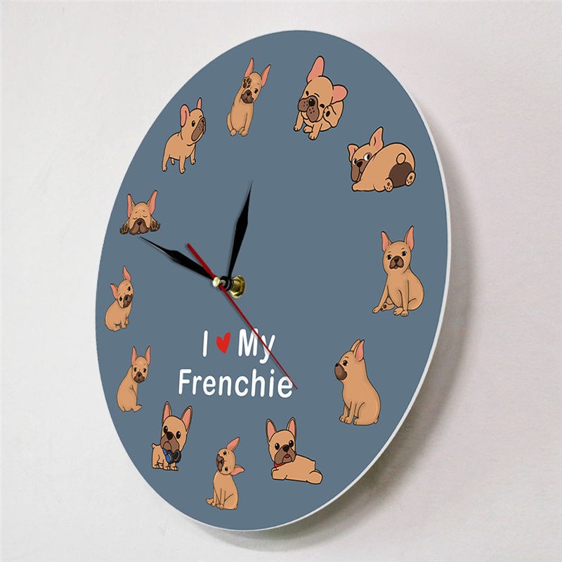 Best Online Shop in Australia - French Bulldog Backlight Clock - Emete store
