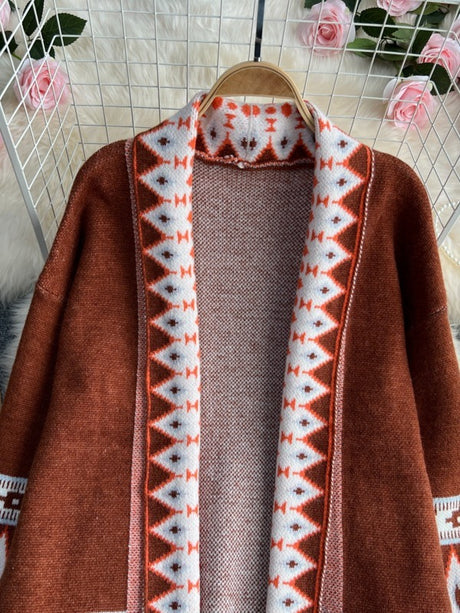 Best Online Shop in Australia - Retro Korean Loose Knit Cardigan - Emete store