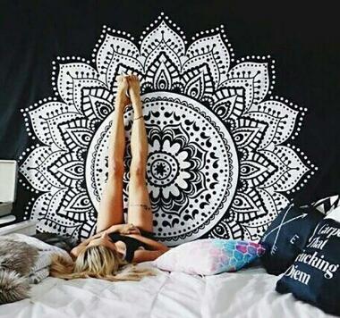 Best Online Shop in Australia - Boho Lotus Mandala Tapestry - Emete store