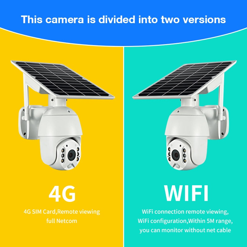 Best Online Shop in Australia - 4G SIM WiFi Solar PTZ Camera - Emete store