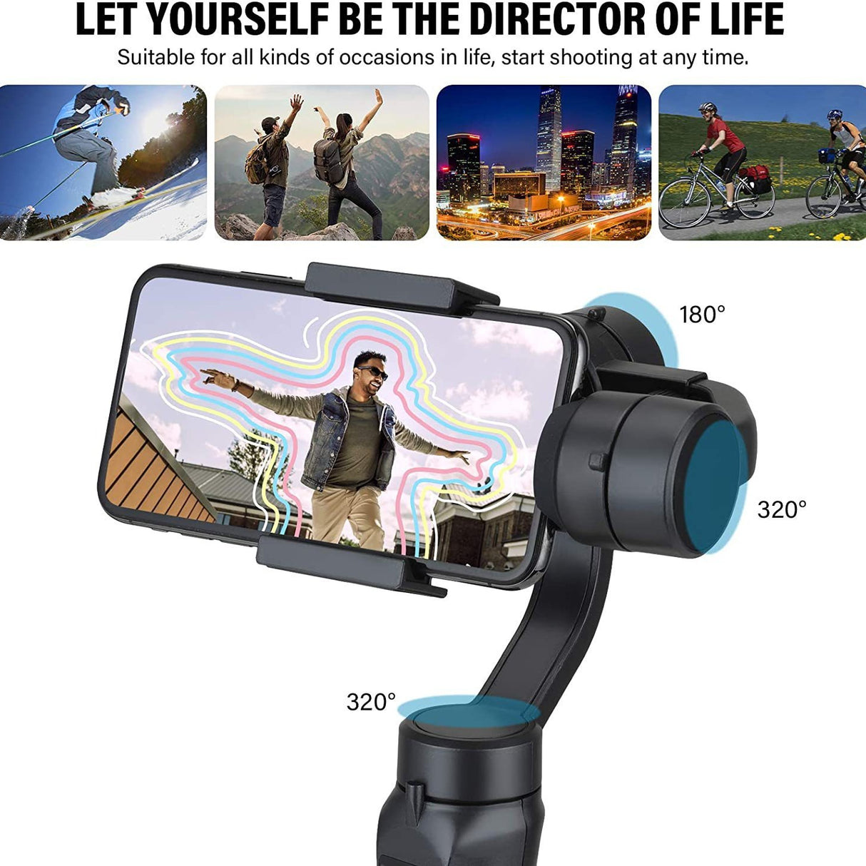 Best Online Shop in Australia - F6 3-Axis Phone Gimbal Stand - Emete store