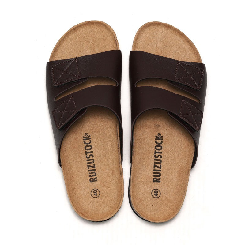 Best Online Shop in Australia - Spring Men’s Cork Velcro Sandals - Emete store