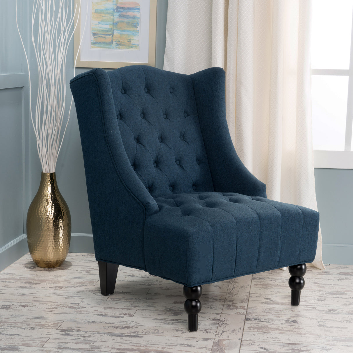 Best Online Shop in Australia - Upholstered Wingback Chair - Emete store