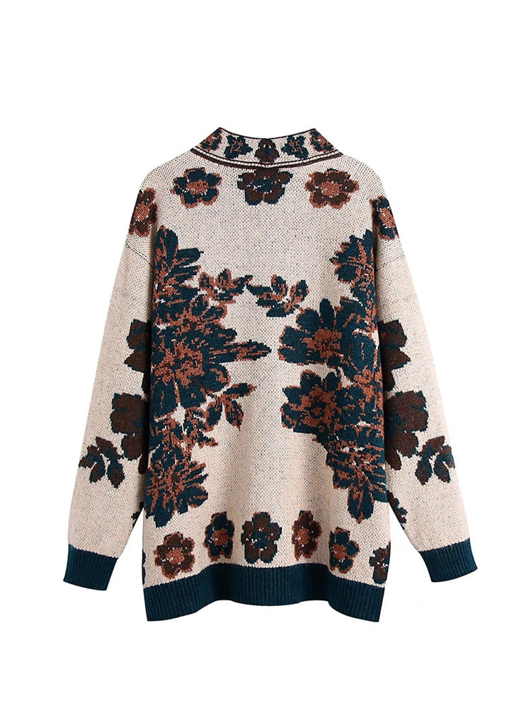 Best Online Shop in Australia - Retro Knit V-Neck Pullover - Emete store