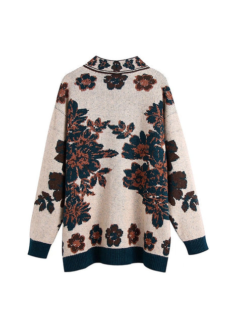 Best Online Shop in Australia - Retro Knit V-Neck Pullover - Emete store