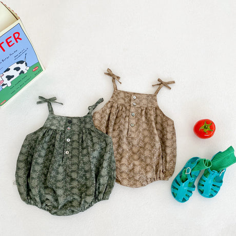 Best Online Shop in Australia - Baby Girl Summer Sling Romper - Emete store