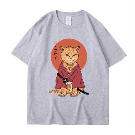 Best Online Shop in Australia - Cute ninja cat T-Shirt, summer style - Emete store