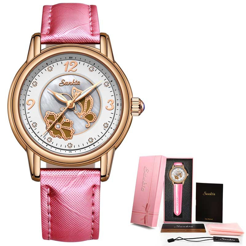 Lige High Quality Ceramic Watch Ladies Watch Exquisite Waterproof Watch - Emete store