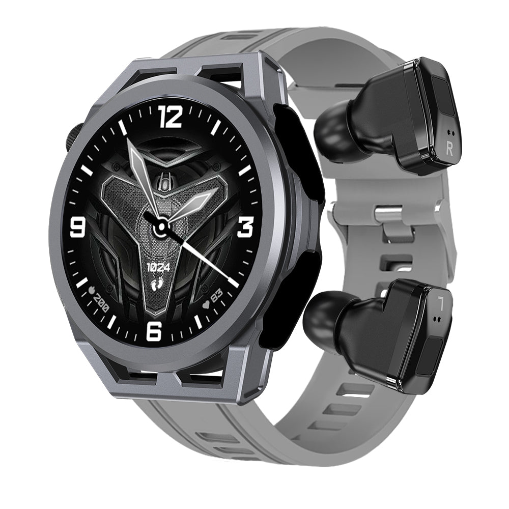 N18 smart watch TWS two in one Bluetooth local playback NFC heart rate and blood pressure health monitoring - Emete store