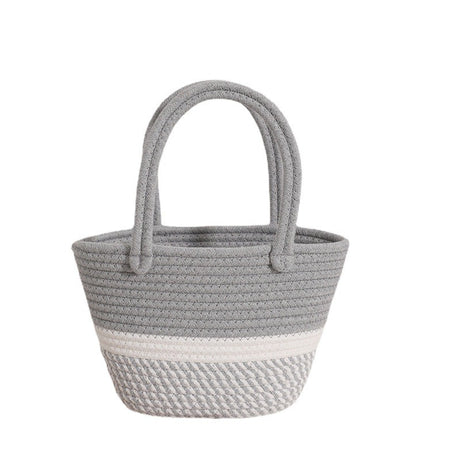 Best Online Shop in Australia - Pink Twist Cotton Thread Bag - Emete store