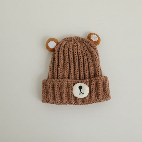 Best Online Shop in Australia - Cute Bear Baby Woolen Hat – Trendy - Emete store