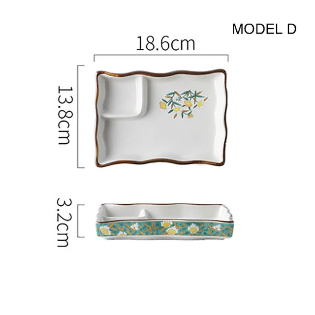 Best Online Shop in Australia - Dumpling & sushi ceramic plate - Emete store