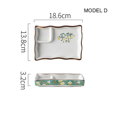 Best Online Shop in Australia - Dumpling & sushi ceramic plate - Emete store
