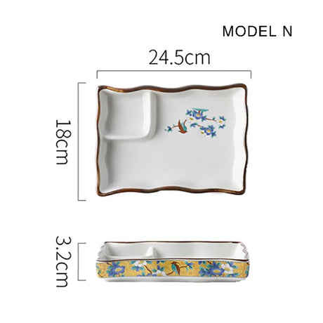 Best Online Shop in Australia - Dumpling & sushi ceramic plate - Emete store