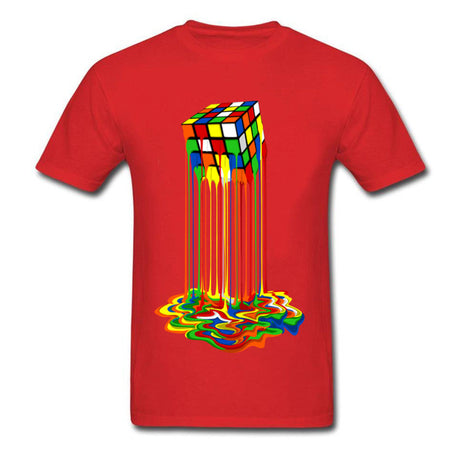 Best Online Shop in Australia - Rainbow Cube Tee – Funny Top - Emete store